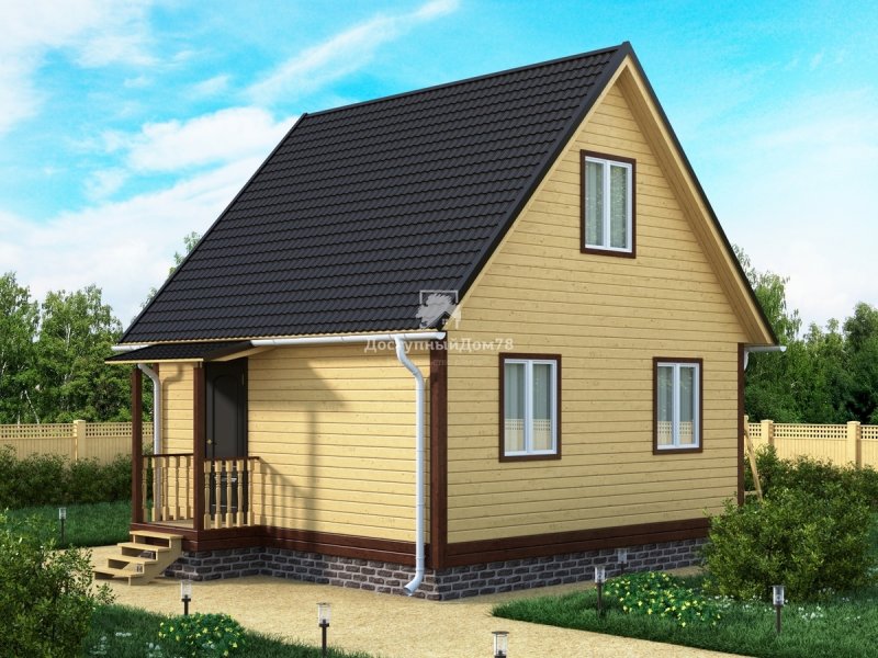 Каркасный дом 6х7