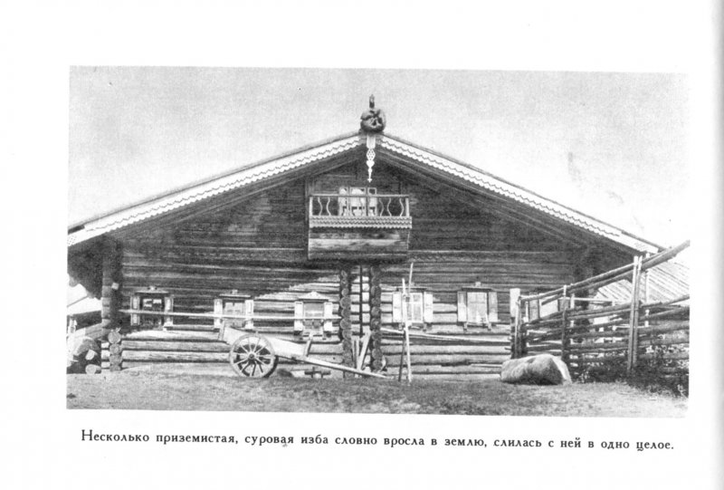 Русская изба в Архангельской губернии 1893