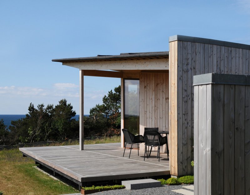 Tiny House с односкатной крышей