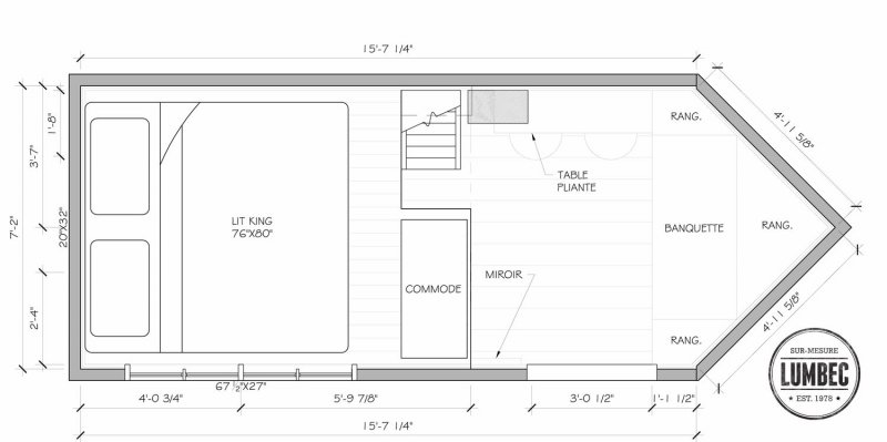 Tiny House с односкатной крышей