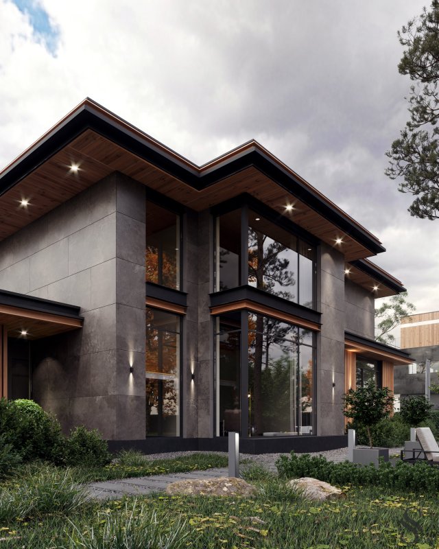 Дом в стиле Райта от Yunakov Architecture Design