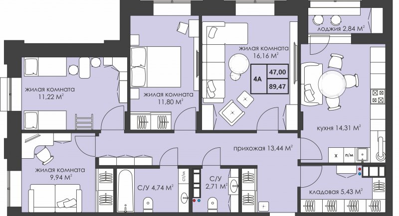 Central Group квартиры планы