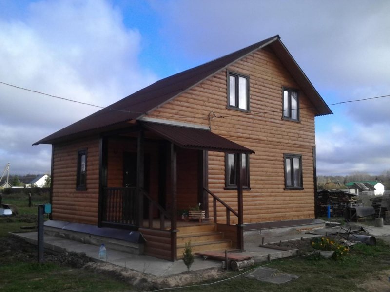 Дом с асимметричной крышей