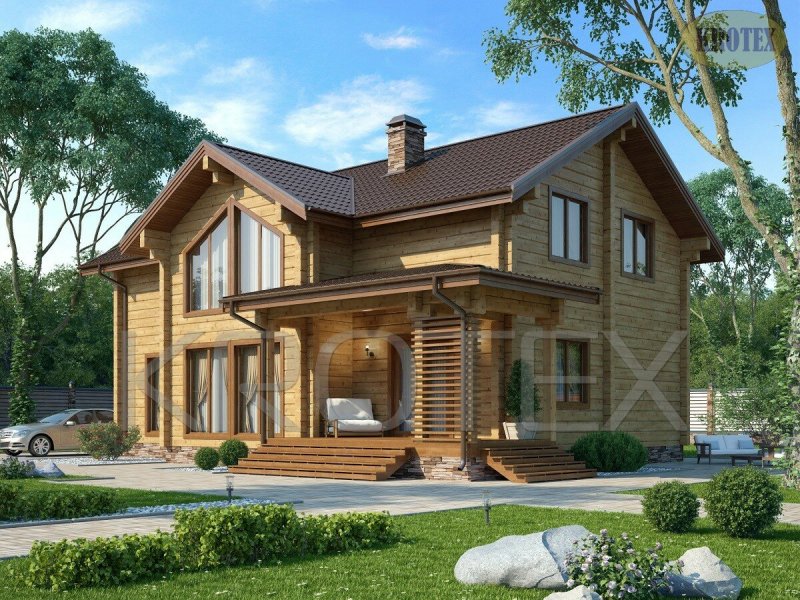 Дом из клееного бруса 170м2