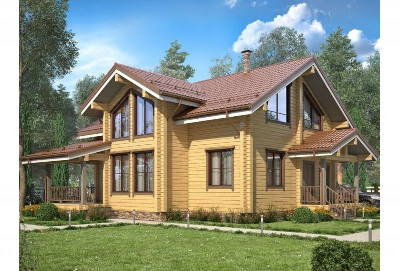 Дом из бруса 200 м2