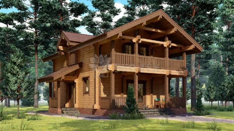 Дом из клееного бруса 100м2 проекты