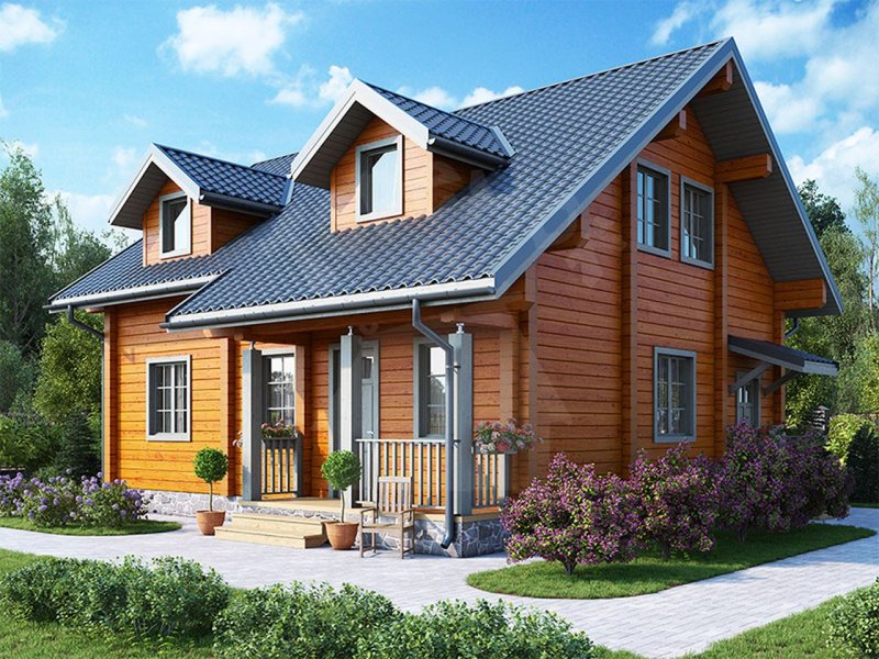 Дом из клееного бруса под ключ 150 м2