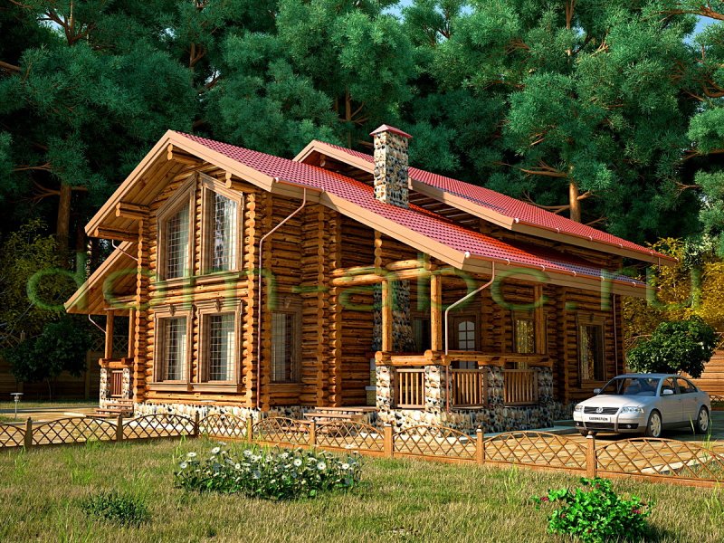 Деревянный дом в Сибири