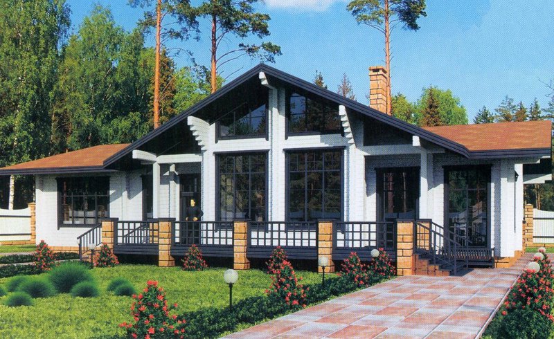 Шале из клееного бруса до 150 кв.м