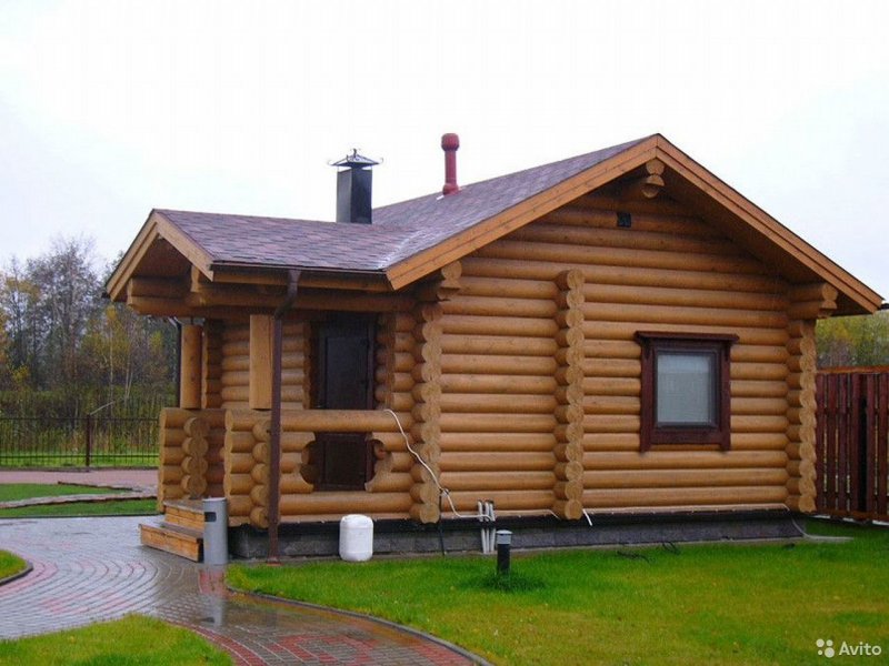 Бани из бревна баня под ключ