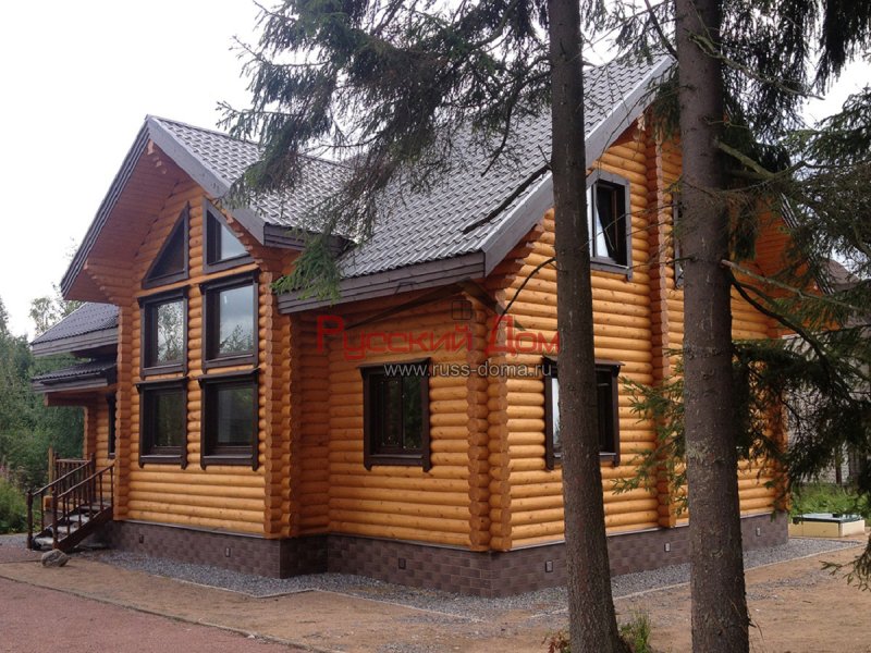Дом из оцилиндрованного бруса