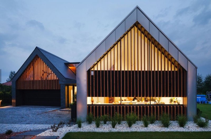 Загородный дом в стиле Barn House
