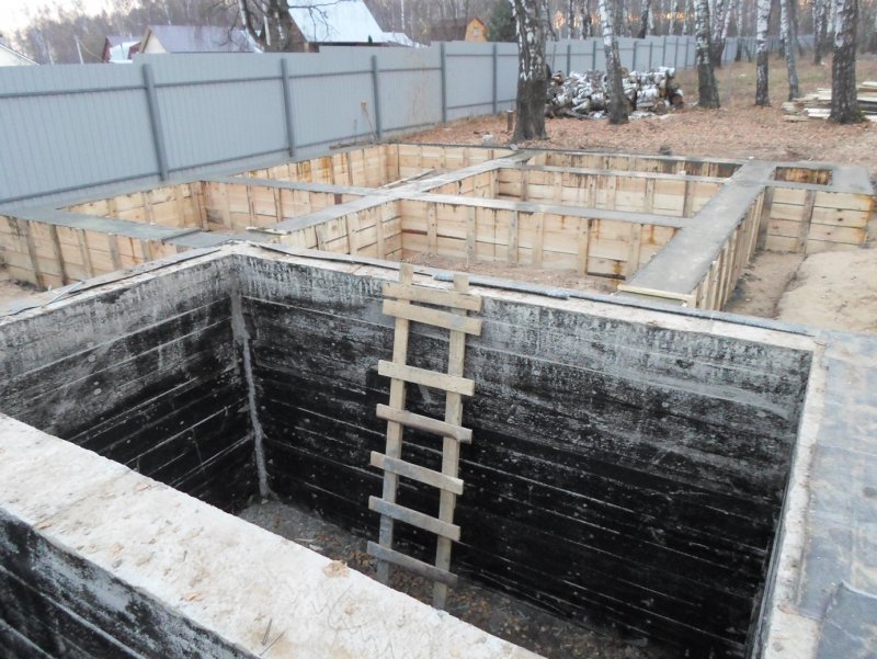 Свайно ростверковый фундамент с подвалом