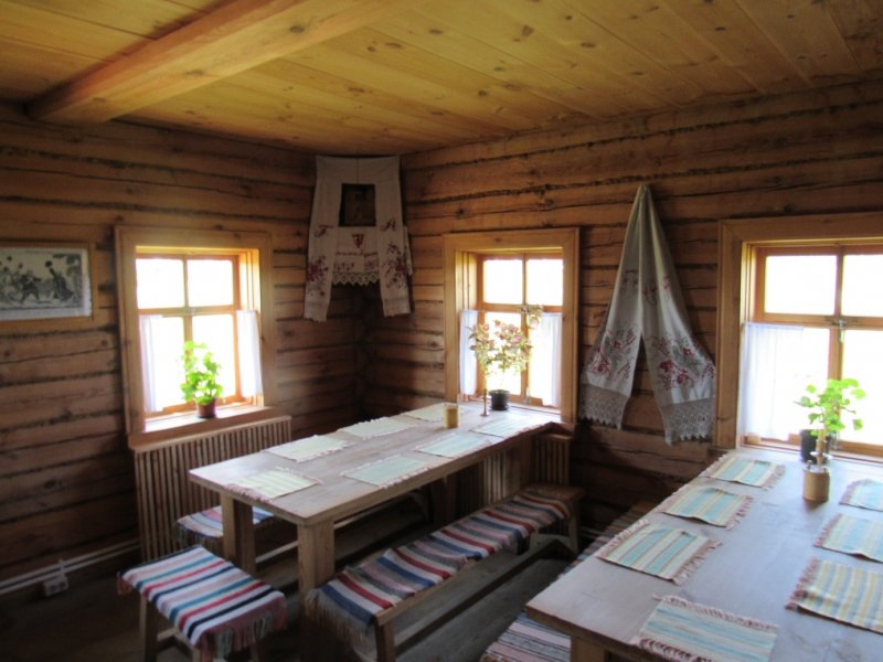 Части русской избы снаружи