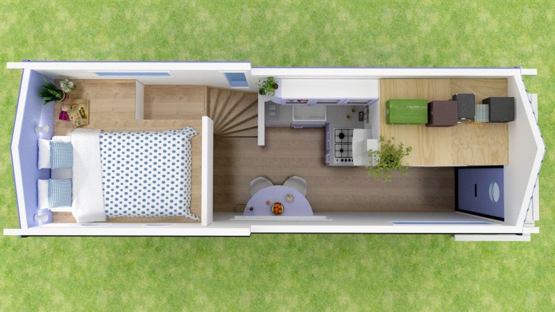 Tiny House планировки 6x3