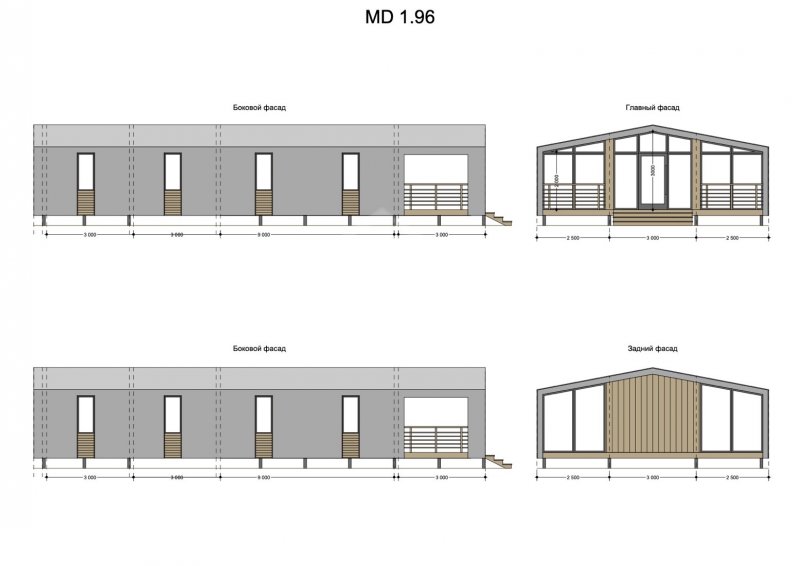 Жилой дом Module House 42, пл. 42 кв.м.