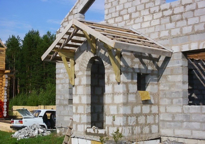 Баня пристроенная к дому