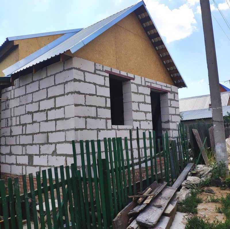 Пристройка из газосиликатных блоков