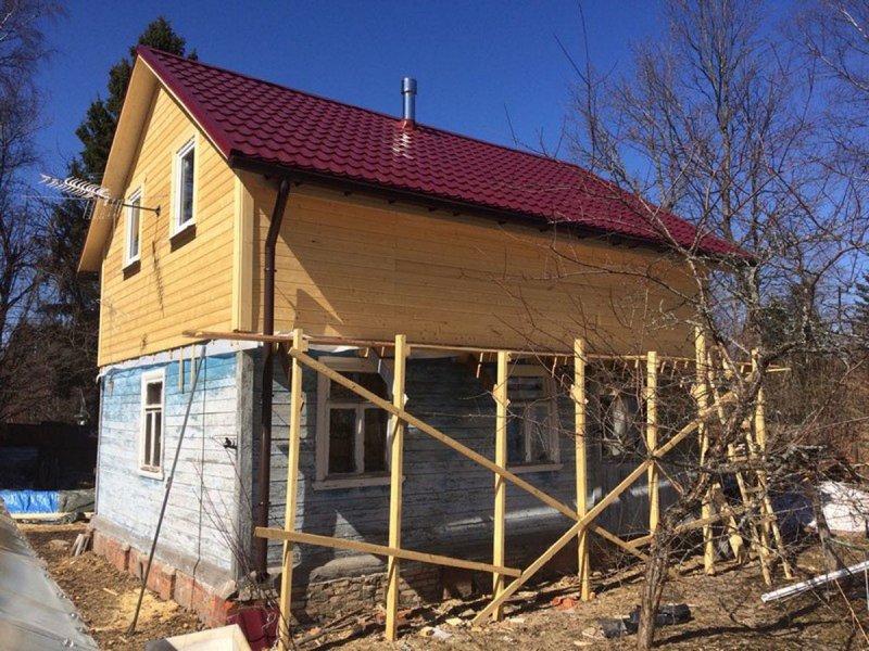 Перестройка дачного домика