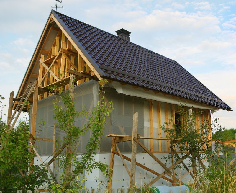 Перестройка дачного домика