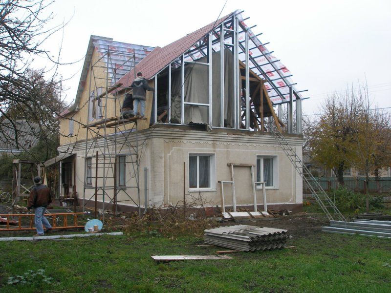 Реконструкция дачного домика