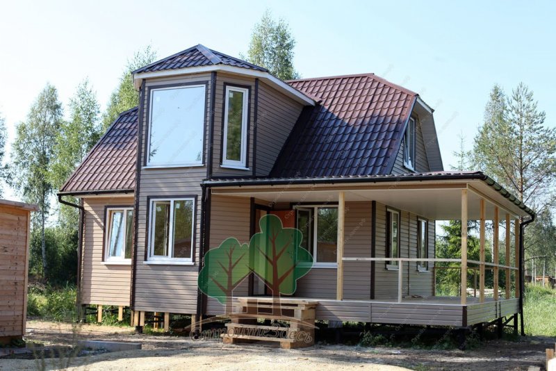Расширение крыши дома