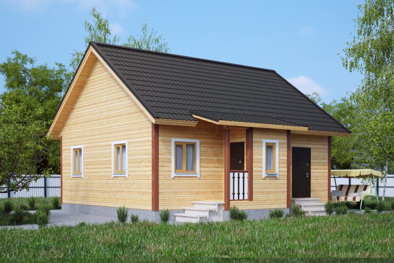 Сруб 8 на 9