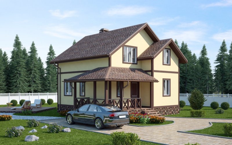 Каркасный дом 150 м2