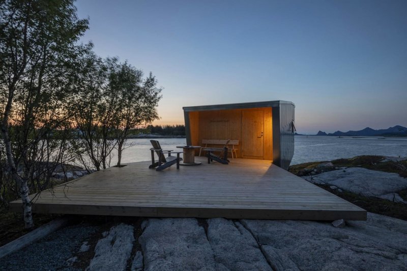 Отель Manshausen Island в Норвегии