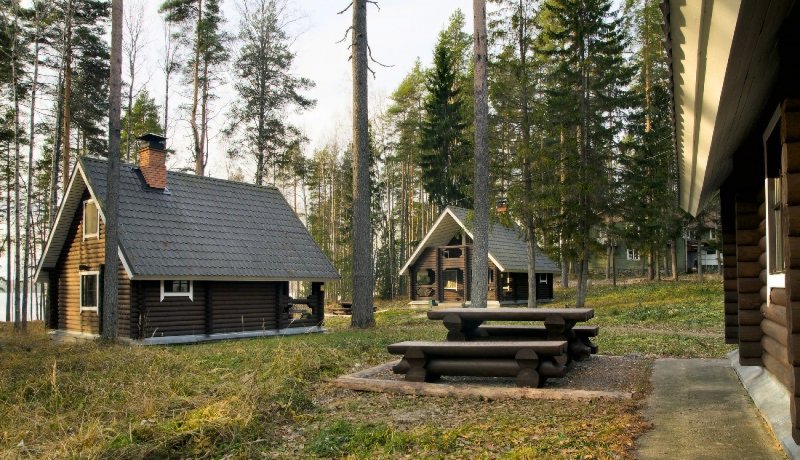 Домики в горах для туристов