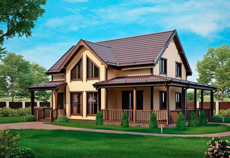 Каркасный дом кд 267