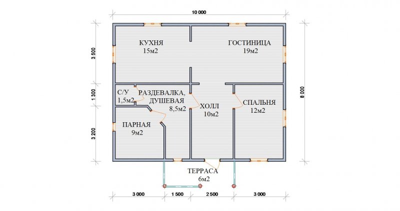 Дом 6х10 с баней