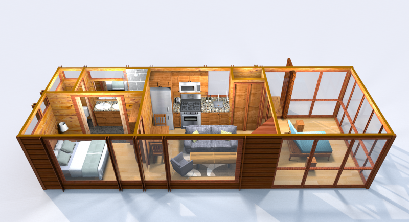 Tiny House планировки