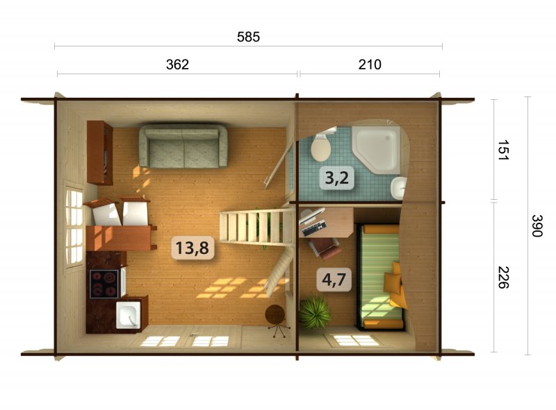 На прицепе tiny House