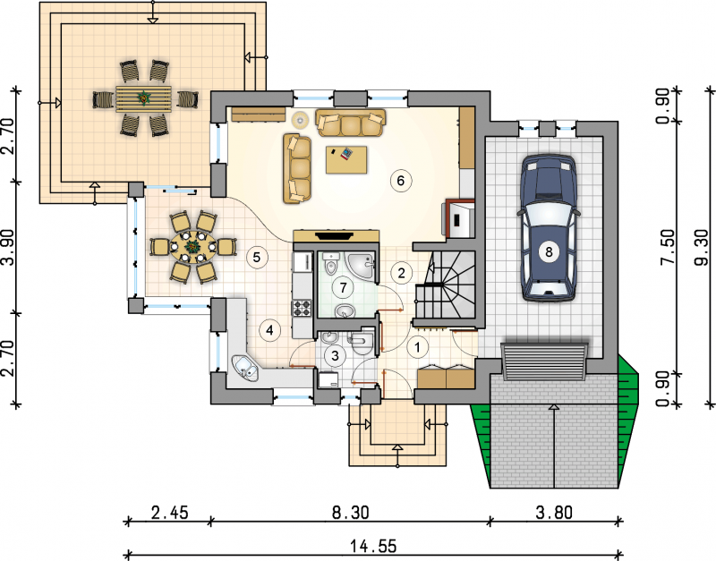 Barn House односкатный
