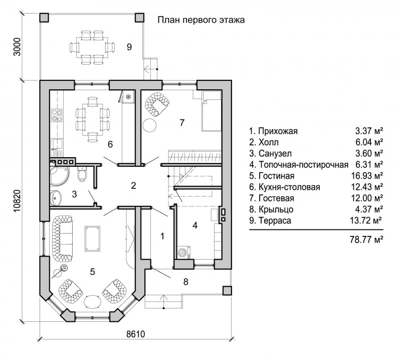 Планировка 2 этажных домов с цокольным этажом