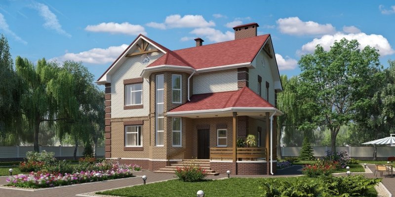 Дом мечты кирпичный двухэтажный