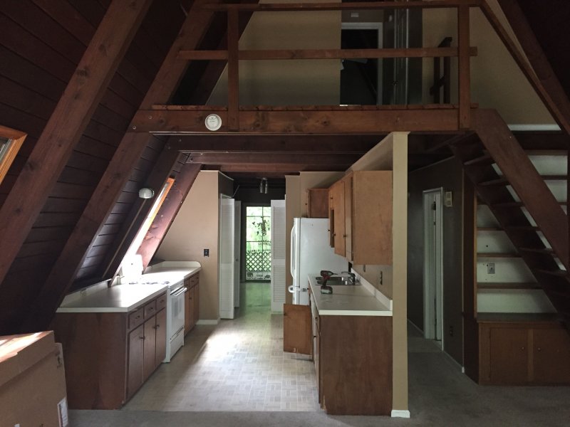 Electrical wiring in a frame House in America