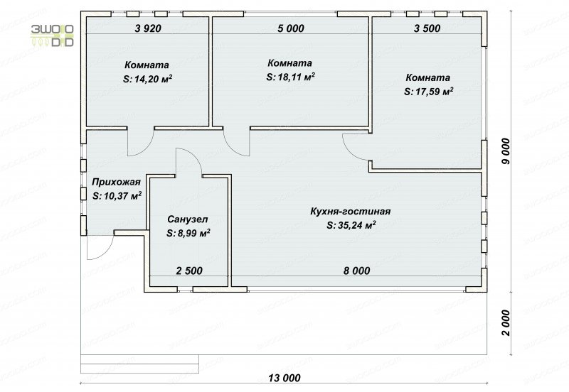 Планировка дома 10х12 двухэтажный