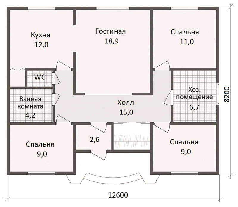 Z64 проект одноэтажного практичного