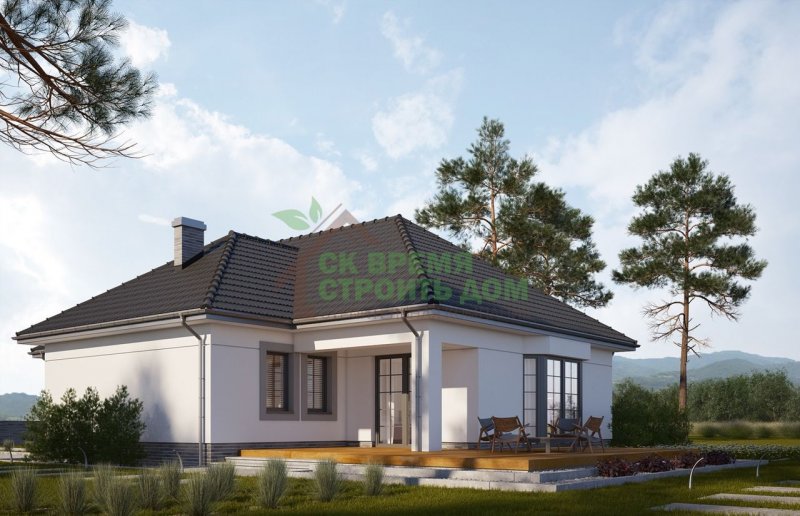 Планировка одноэтажного каркасного дома
