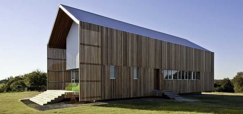 Дом-сарай в Голландии Barn House Eelderwolde