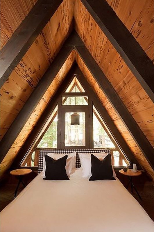 Дом шалаш а frame House.