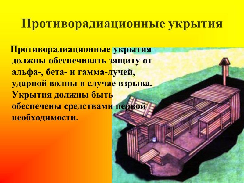 Противорадиационные укрытия презентация