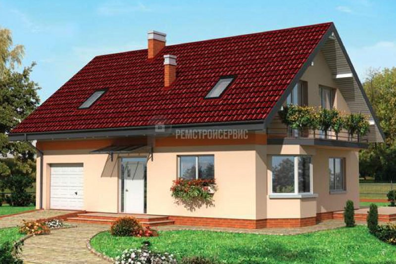 Красивые крыши с мансардой