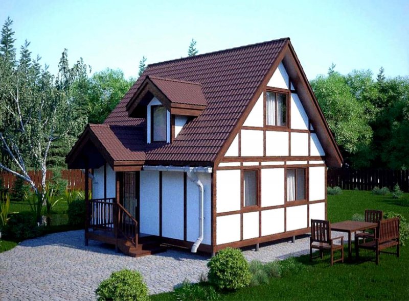 Каркасный дом 60 м2