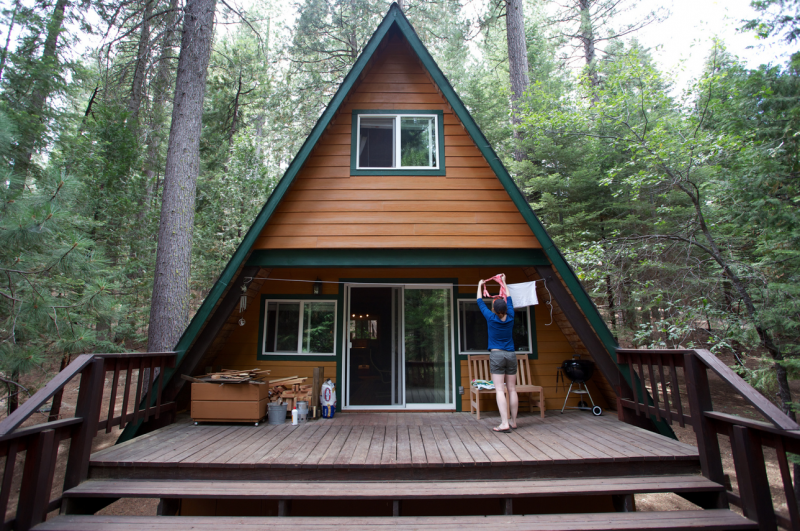 А-образный дом. A-frame. Дом шалаш.