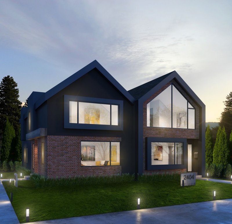 Каркасный дуплекс 160 м2