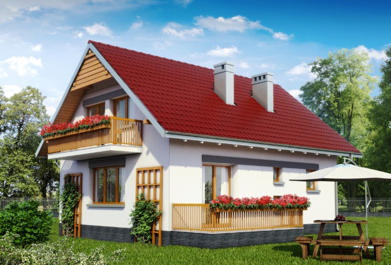 Проекты домов и коттеджей с мансардой