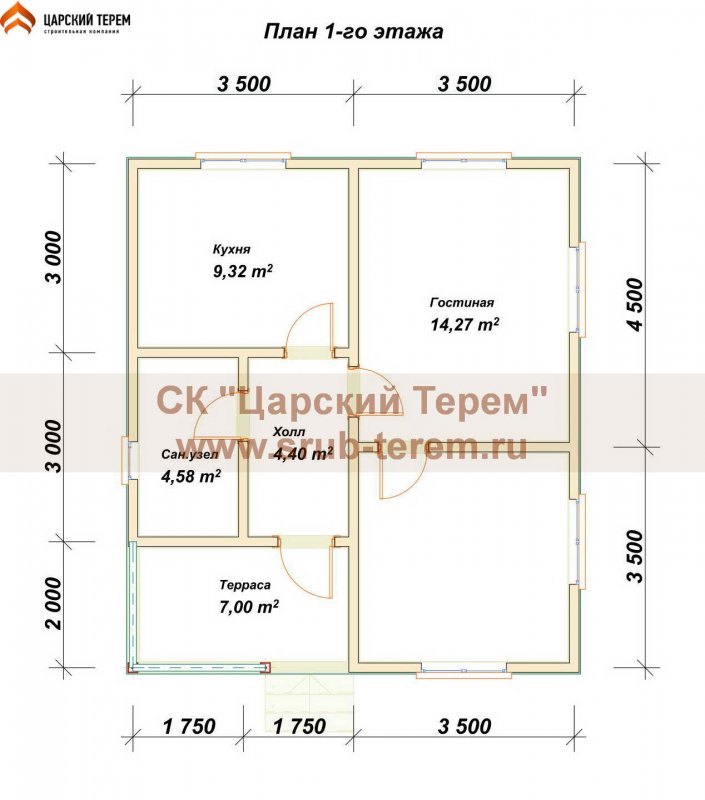 Проект дома 8х12